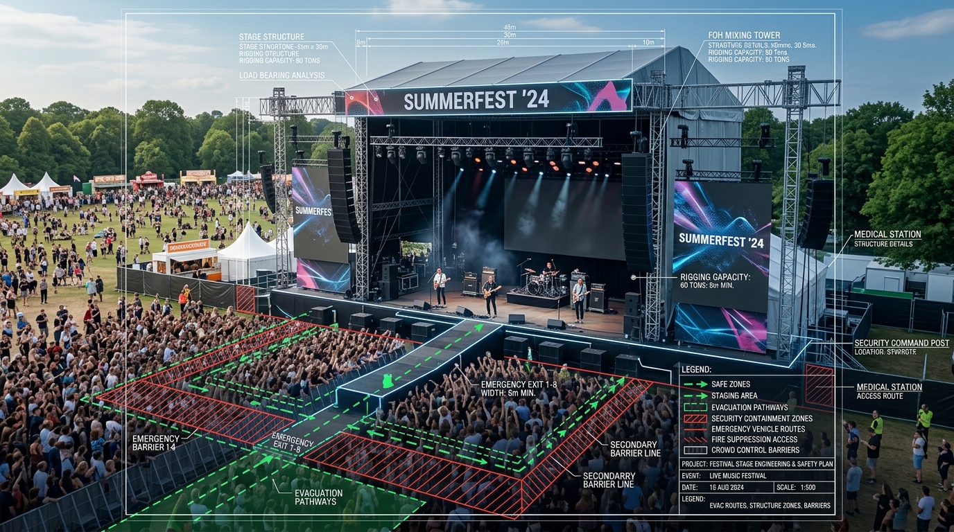 ¿Vas a organizar un evento, fiesta o concierto? Revisa antes tu Plan de Autoprotección
